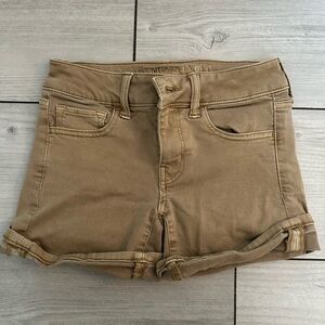 American Eagle super stretch midi shorts